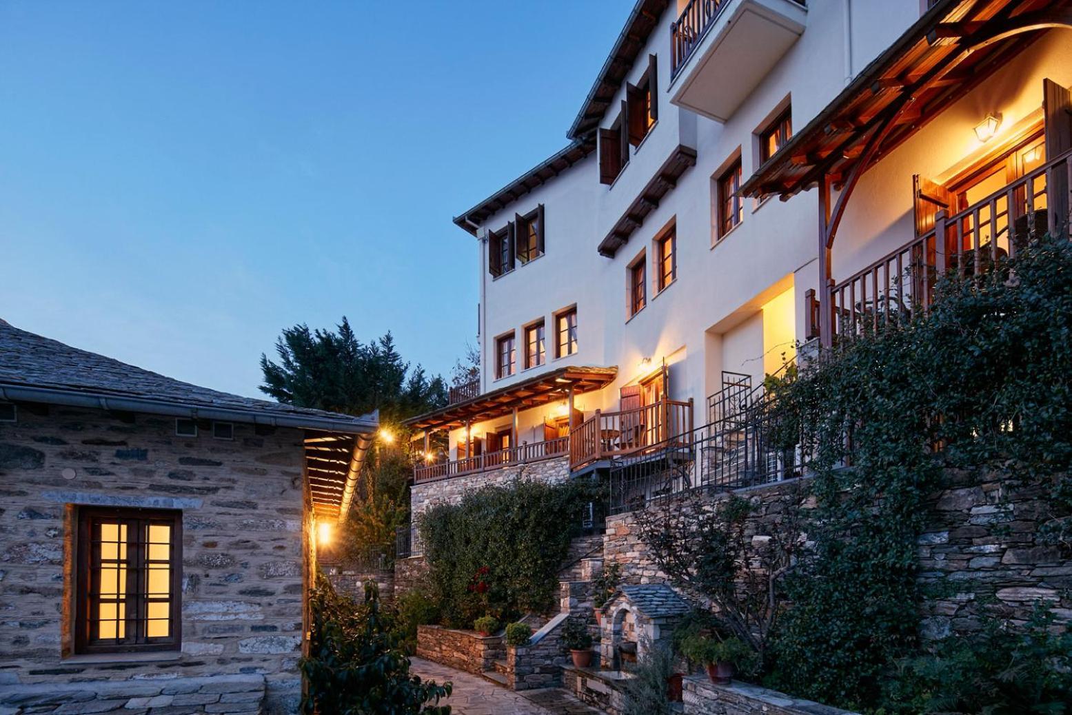 Hotel Dryades And Spa Agios Lavrentios Exterior foto